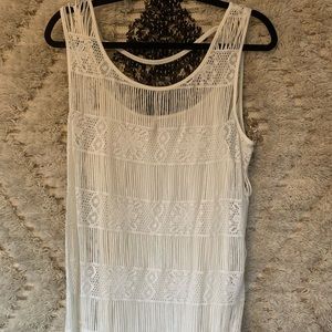 White flapper dress